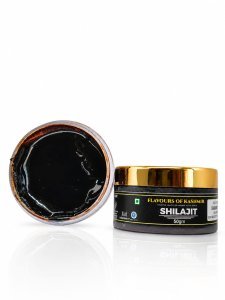 Flavours of Kashmir Shilajit | Pure & Natural Himalayan Shilajit Resin | Rich in Fulvic Acid | Supports Strength, Stamina, Energy & Vitality | Ayurvedic Wellness Supplement